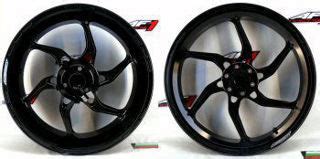 AF1 Racing CoreMoto Forged Aluminum Wheelset Gloss Black RSV42A6