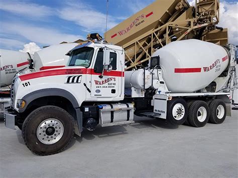 Houston Ready Mix Concrete Supplier and Delivery | Warren's Ready-Mix