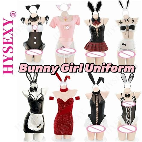 Sexy Lingerie Female Sexy Uniform Bunny Uniform Suit Couple Game Role Playing Suit Shopee Malaysia