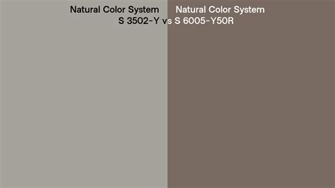 Natural Color System S 3502 Y Vs S 6005 Y50r Side By Side Comparison