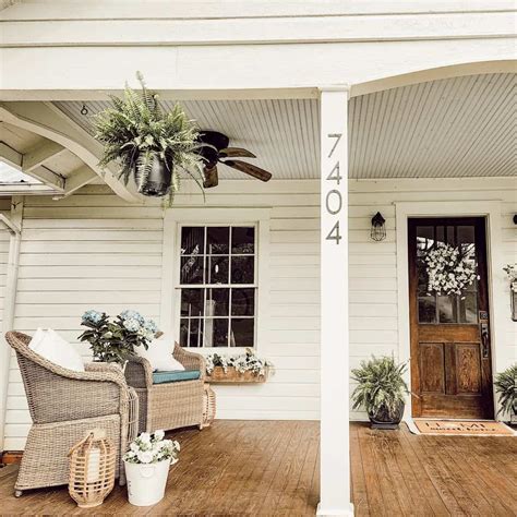 Classic Comfort Porch With Wicker Furniture - Soul & Lane