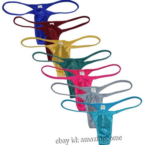 Men Enhance Pouch Thong Bikini G String Minikini Tangas Posing Underwear T Back Ebay