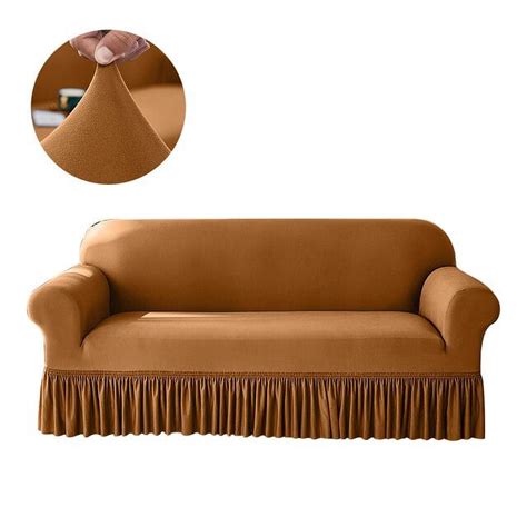 Acmdl Sofa Covers For Living Room With Skirt Stretch Armchair Sofa