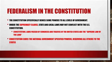 Ppt Federalism Powerpoint Presentation Free Download Id329584