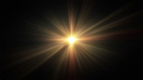 Loop center optical flare shine gold rays animation 13704423 Stock Video at Vecteezy