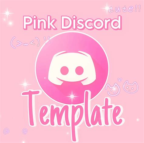 Pink Aesthetic Discord Template Instant Download Etsy