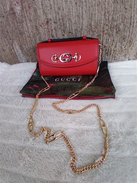 Gucci Red Sling Bag Women S Fashion Bags Wallets Cross Body Bags