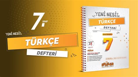 7 SINIF YENİ NESİL TÜRKÇE DEFTERİ 2 ÜNİTE Beceri Temelli Konu Testi 2