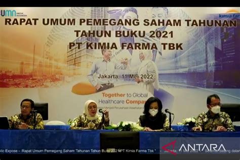 Kimia Farma Bagikan Dividen Rp Miliar Antara News