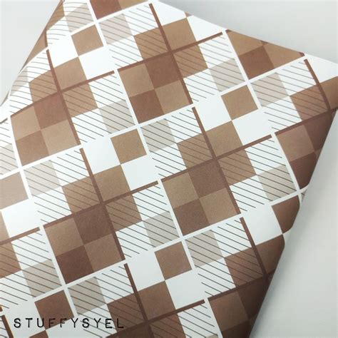 Jual Kertas Kado Sansan Wawa Motif Kotak Square Wrapping Paper Bungkus