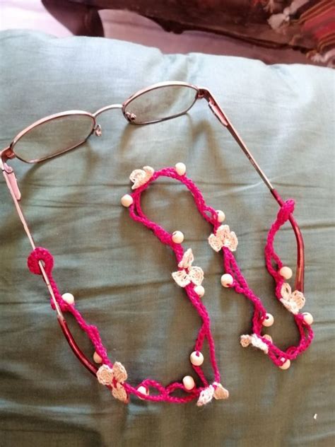 Crochet Glasses Chain Tutorial And Ideas Food Knitting Gardening And More