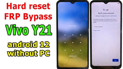 Vivo Y Android How To Hard Reset Frp Bypass Google Account Lock