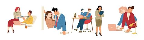 Ass Dio Sexual No Trabalho Viol Ncia No Trabalho Vetor Gr Tis