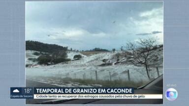 Sp Chuva De Granizo Causa Estragos Em Caconde Globoplay