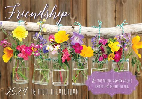 2024 Wall Calendar Friendship – City Books & Lotto