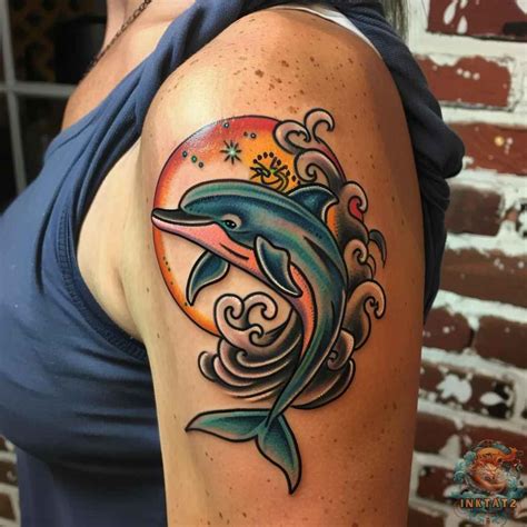 Diving into Femininity: Exploring Beautiful Dolphin Tattoo Designs for ...