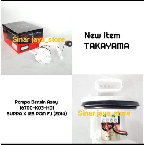 Fuel Pump Bensin Pompa Tangki Assy Supra X 125 Fi 2014 Revo Fi Blade