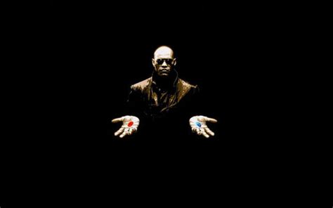 Movie Art - The Matrix - Morpheus Red Pill Or Blue Pill - Hollywood ...