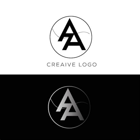 Premium Vector Aa Initial Letter Logo Design