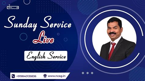 Live Sunday Service English Service Rev E