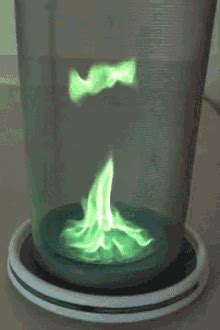 Green Fire Sticker - Green Fire - Discover & Share GIFs