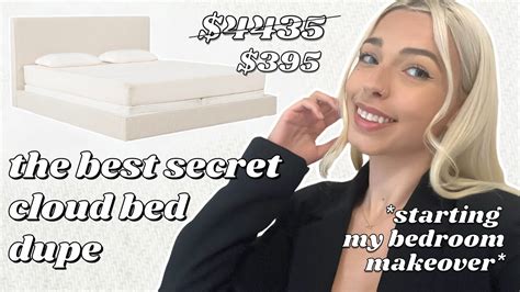 Bedroom Makeover I Found The Best Cloud Bed Dupe I Shesfrench Youtube