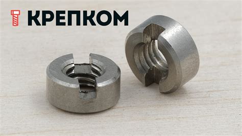 Гайка шлицевая М3 DIN 546, нержавеющая сталь А4 от Крепком