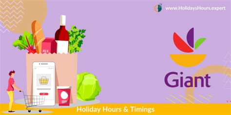 Giant Food Holiday Hours 2025 | Open – Closed Schedule