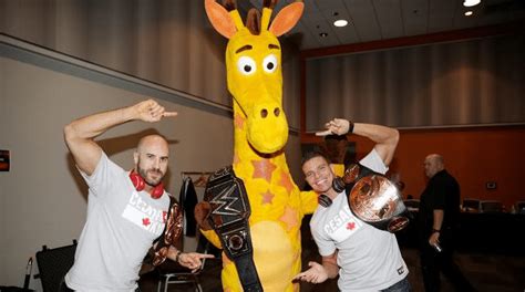 Triple H Invites Toys R Us' "Geoffrey The Giraffe" Mascot To Join WWE ...