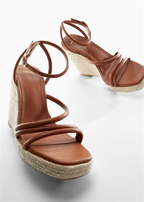 Wedge Strips Sandals