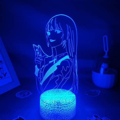 Anime Kakegurui Figura Yumeko Jabami D L Mpara Led Rgb Noch Cuotas