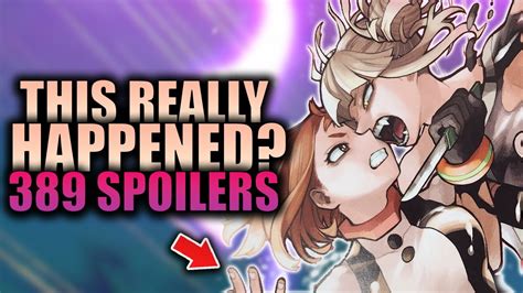 This Really Happened My Hero Academia Chapter Spoilers Youtube