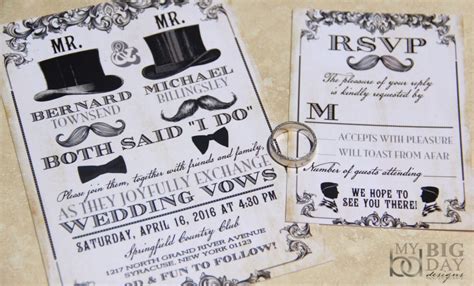 These Gay Wedding Invitations Are Making Our Lives