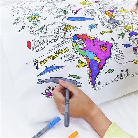 World Map Doodle Case – The Sensory Site