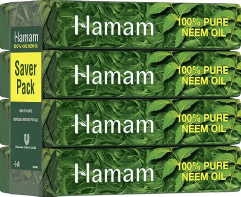 Buy Hamam Soap 100 Pure Neem Pack Of 4x100g Online And Get Upto 60 Off At Pharmeasy