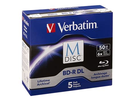 Verbatim M Disc Bd R Dl Gb X With Branded Surface Disc Jewel