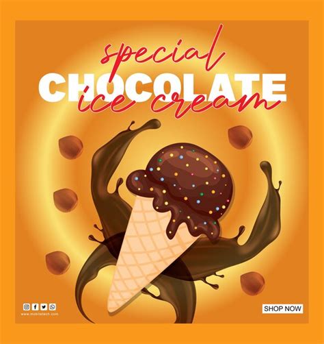 Premium Vector Special Delicious Ice Cream Social Media Instagram