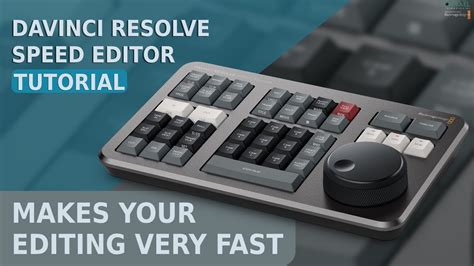 Davinci Resolve Speed Editor Blackmagicdesign The Cut Page Youtube