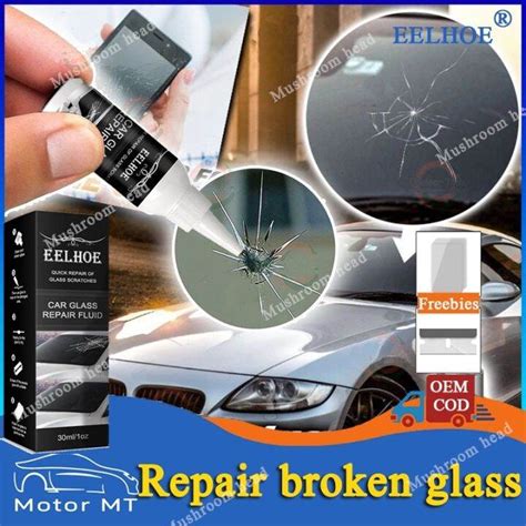 Kvs Auto Parts Eelhoe Glass Glue Repair Kit Cracked Liquid Car