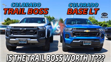 2023 Chevy Colorado Trail Boss VS LT Is The Trail Boss Really Worth It