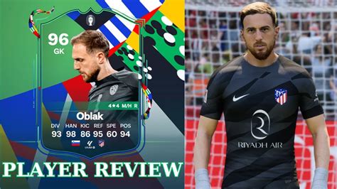 🇸🇮 96 Euro Path To Glory Oblak Player Review Ea Fc 24 Youtube