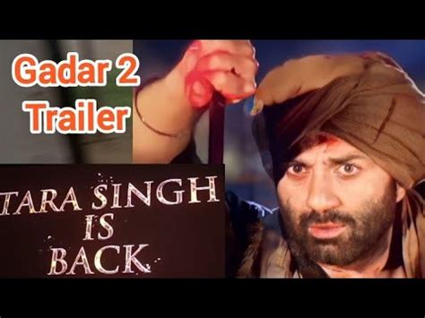 Gadar Official Trailer Teaser Gadar Teaser Sunny Deol Amisha