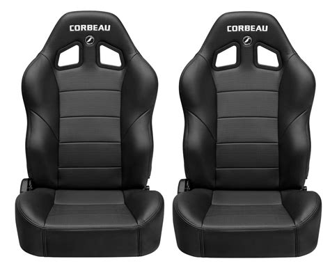 Corbeau Baja Xrs Reclining Suspension Seat Pair For 76 18 Jeep Wrangler Yj Tj Jk Unlimited