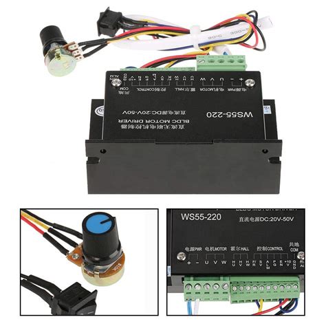 Diy Tools Ws Bldc Motor Driver Controller Dc V W Cnc