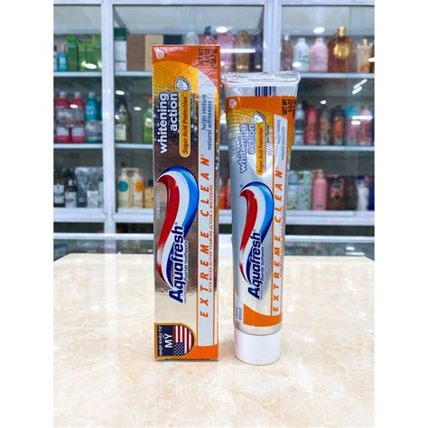 Aquafresh Extreme Clean Whitening Action Toothpaste 158g USA | Shopee ...