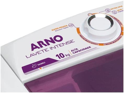 Tanquinho Arno Lavete Intense 10Kg Lava Edredom Semiautomática Duplo