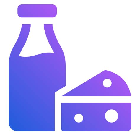 Icono de Productos lácteos Generic Flat Gradient