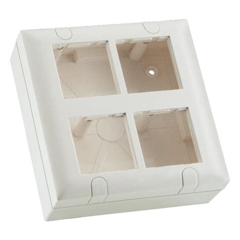 White Rectangular Modular Switch Box, For Electric Fitting at Rs 16 ...