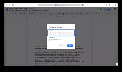 How To Rotate A Page In Google Docs WebTipsTech