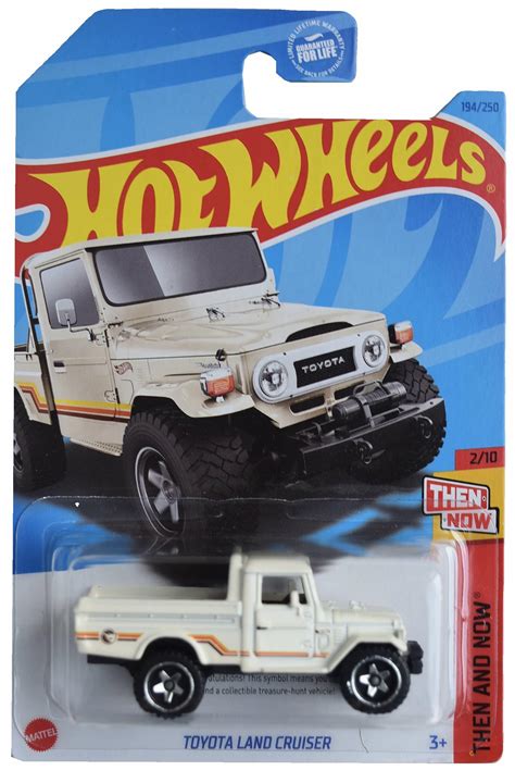 Hot Wheels Toyota Land Cruiser Then And Now Cream Regular Treasure Hunt The